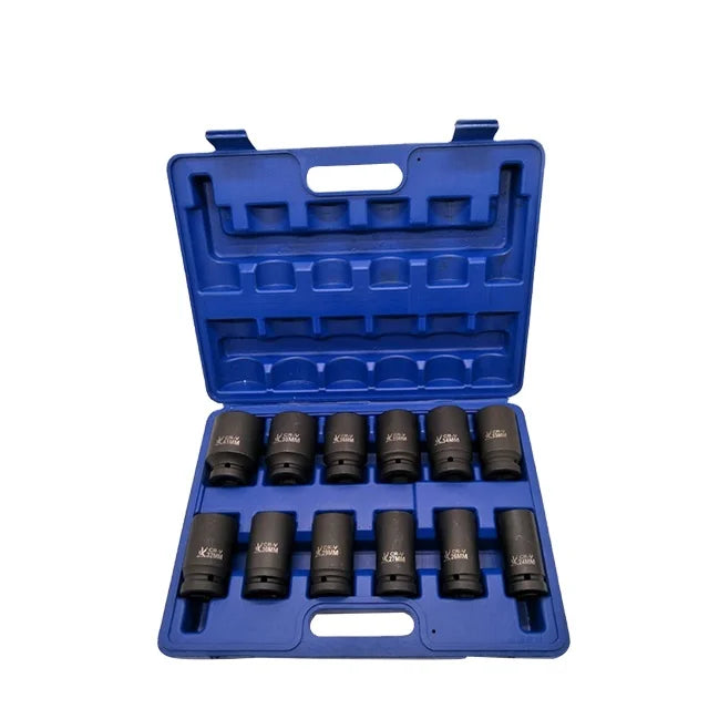 Heavy Duty Auto Repairing Tools 3/4 Inch Dr. 12pcs Deep Impact Socket Wrench Set