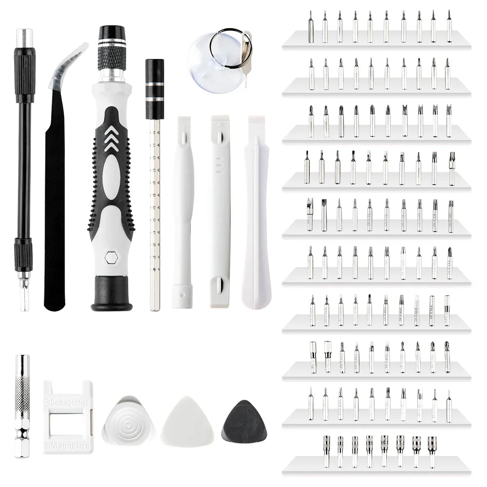 115-in-1 Precision Multi-Function Chrome Vanadium Steel Screwdriver Set Carbon Steel Hand Tools OEM